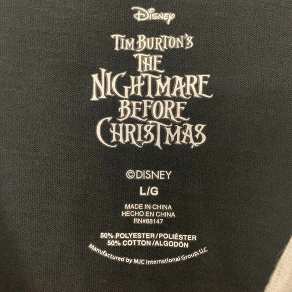 Disney The Burtons “The night before Christmas” pajama set of 2. Size large. NWT